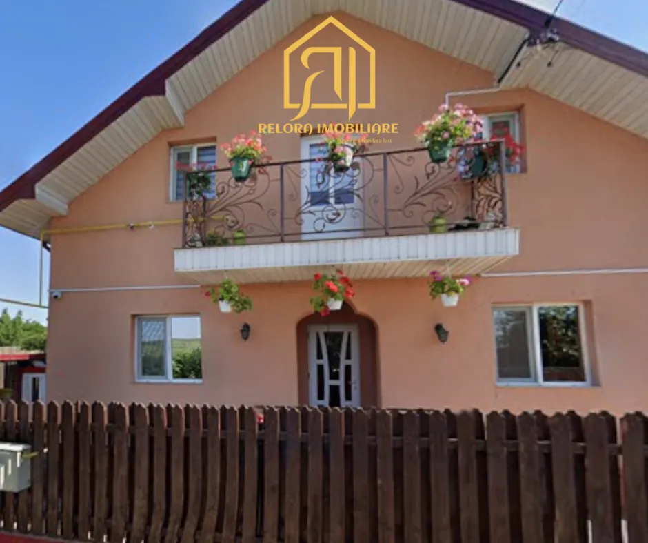 Maison type villa P+M à vendre à Letcani, près de Iași – 169 m² + terrain