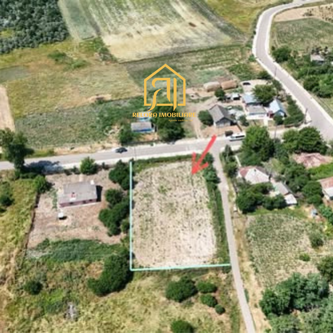 Teren intravilan 1.760 mp în Unteni, Soroceni – 11.500 € — Soroceni Botosani